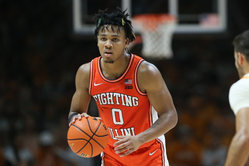 Illinois guard Terrence Shannon Jr. was arrested Thursday on a rape charge.